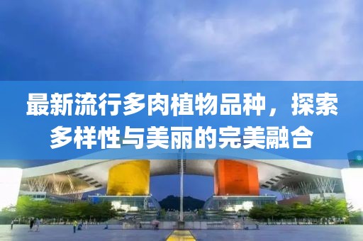最新流行多肉植物品种，探索多样性与美丽的完美融合
