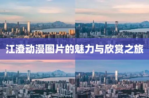 江澄动漫图片的魅力与欣赏之旅