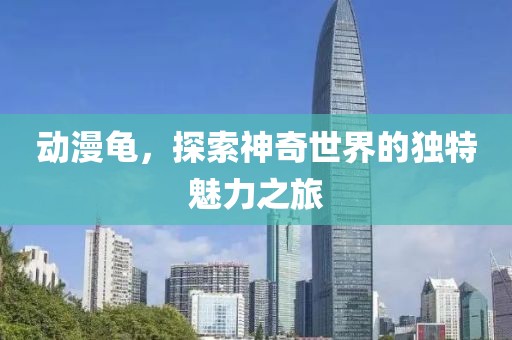 动漫龟，探索神奇世界的独特魅力之旅