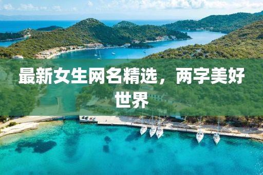 最新女生网名精选，两字美好世界