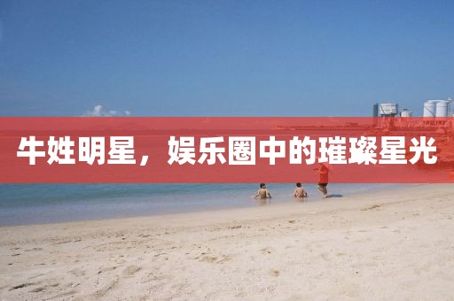 牛姓明星，娱乐圈中的璀璨星光
