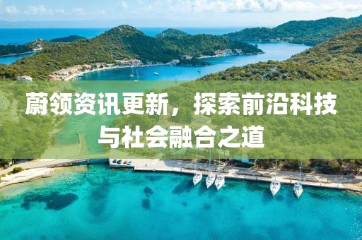 蔚领资讯更新，探索前沿科技与社会融合之道