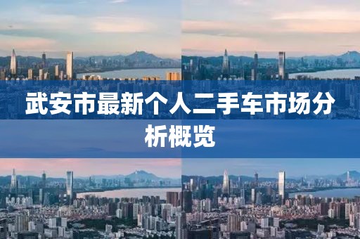 武安市最新个人二手车市场分析概览