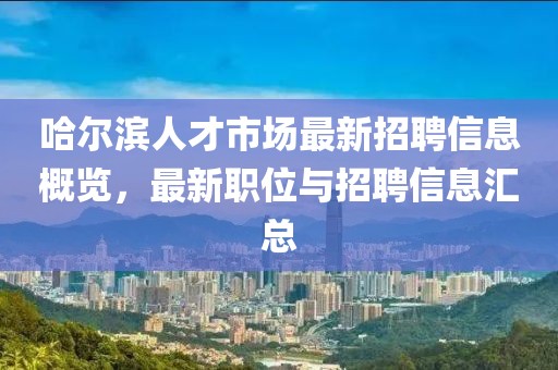 哈尔滨人才市场最新招聘信息概览，最新职位与招聘信息汇总