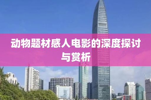 动物题材感人电影的深度探讨与赏析