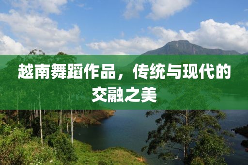 越南舞蹈作品，传统与现代的交融之美
