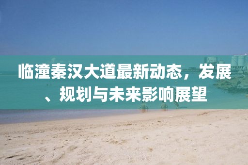临潼秦汉大道最新动态，发展、规划与未来影响展望