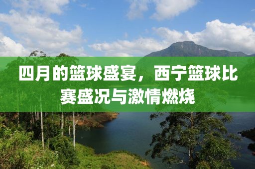 四月的篮球盛宴，西宁篮球比赛盛况与激情燃烧