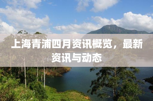 上海青浦四月资讯概览，最新资讯与动态