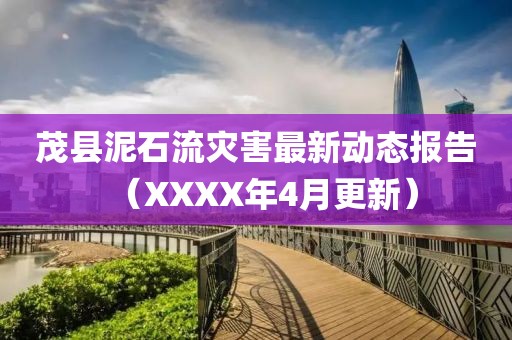 茂县泥石流灾害最新动态报告（XXXX年4月更新）