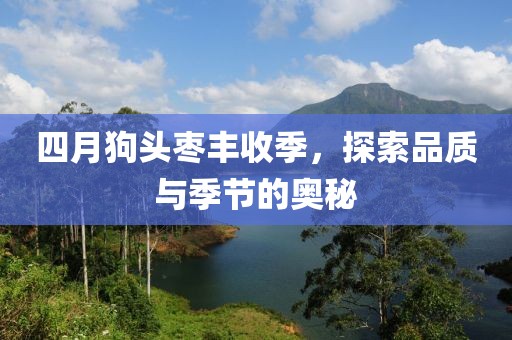 四月狗头枣丰收季，探索品质与季节的奥秘