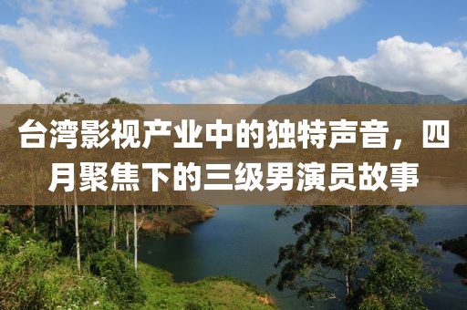 台湾影视产业中的独特声音，四月聚焦下的三级男演员故事