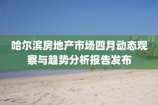 哈尔滨房地产市场四月动态观察与趋势分析报告发布