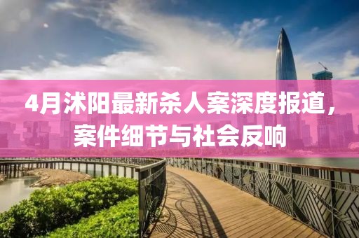4月沭阳最新杀人案深度报道，案件细节与社会反响