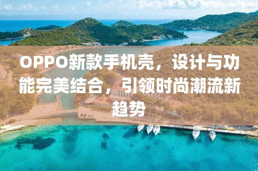 OPPO新款手机壳，设计与功能完美结合，引领时尚潮流新趋势
