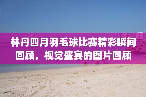 林丹四月羽毛球比赛精彩瞬间回顾，视觉盛宴的图片回顾