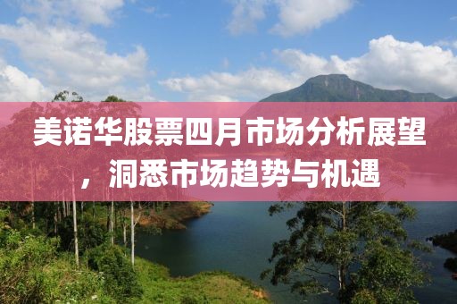 美诺华股票四月市场分析展望，洞悉市场趋势与机遇