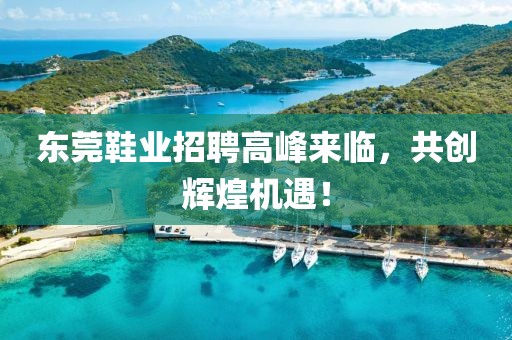 东莞鞋业招聘高峰来临，共创辉煌机遇！