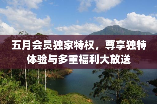 五月会员独家特权，尊享独特体验与多重福利大放送