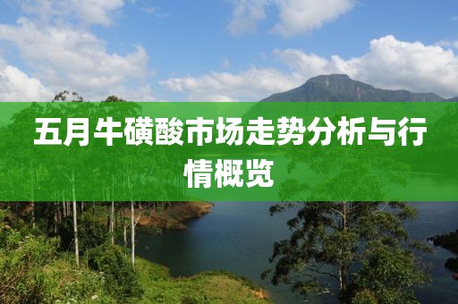 五月牛磺酸市场走势分析与行情概览