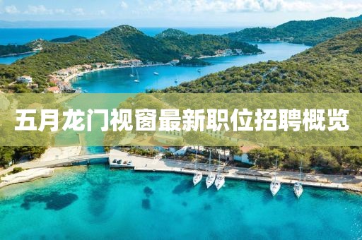 五月龙门视窗最新职位招聘概览