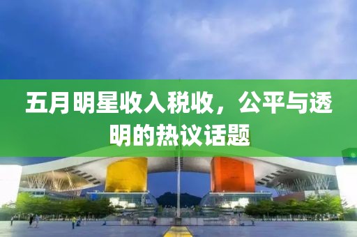 五月明星收入税收，公平与透明的热议话题