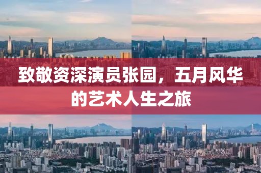 致敬资深演员张园，五月风华的艺术人生之旅
