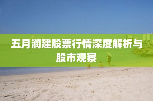 五月润建股票行情深度解析与股市观察