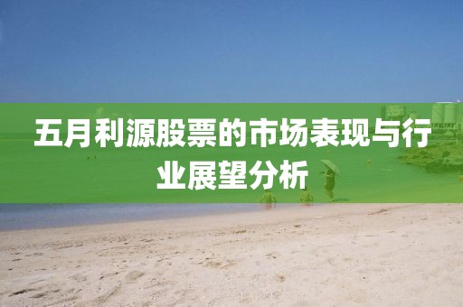 五月利源股票的市场表现与行业展望分析