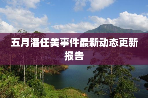五月潘任美事件最新动态更新报告