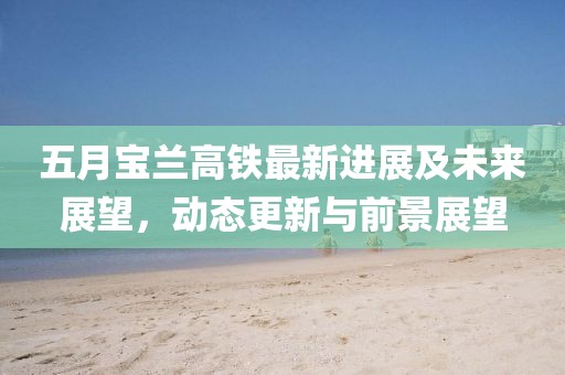 五月宝兰高铁最新进展及未来展望，动态更新与前景展望