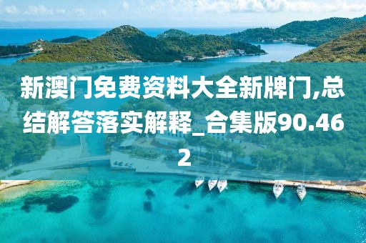 新澳门免费资料大全新牌门,总结解答落实解释_合集版90.462
