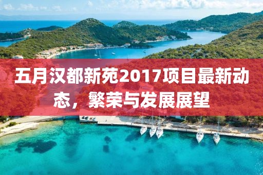 五月汉都新苑2017项目最新动态，繁荣与发展展望