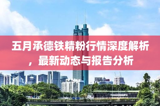 五月承德铁精粉行情深度解析，最新动态与报告分析