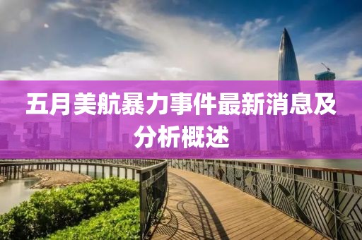 五月美航暴力事件最新消息及分析概述