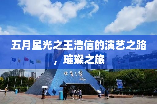 五月星光之王浩信的演艺之路，璀璨之旅