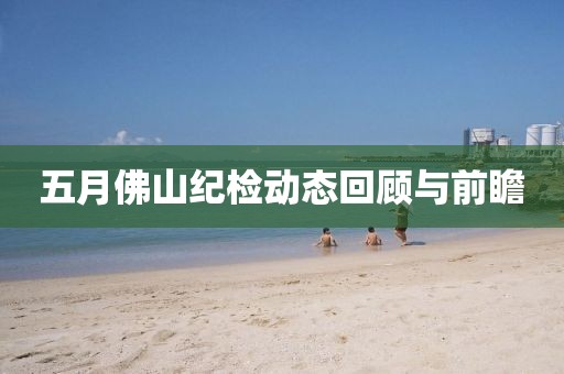 五月佛山纪检动态回顾与前瞻