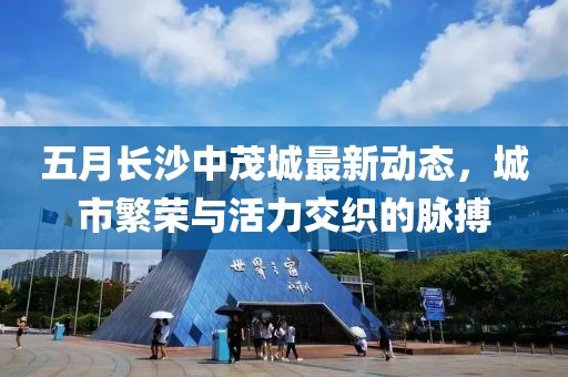 五月长沙中茂城最新动态，城市繁荣与活力交织的脉搏