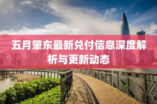 五月肇东最新兑付信息深度解析与更新动态