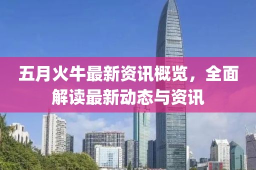 五月火牛最新资讯概览，全面解读最新动态与资讯