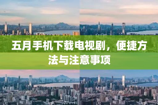 五月手机下载电视剧，便捷方法与注意事项