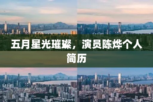 五月星光璀璨，演员陈烨个人简历