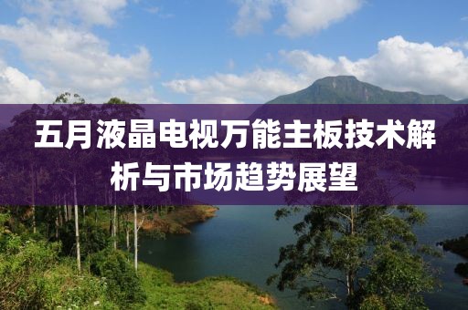 五月液晶电视万能主板技术解析与市场趋势展望