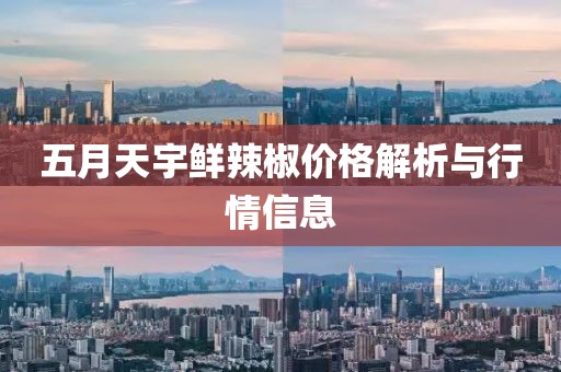 五月天宇鲜辣椒价格解析与行情信息