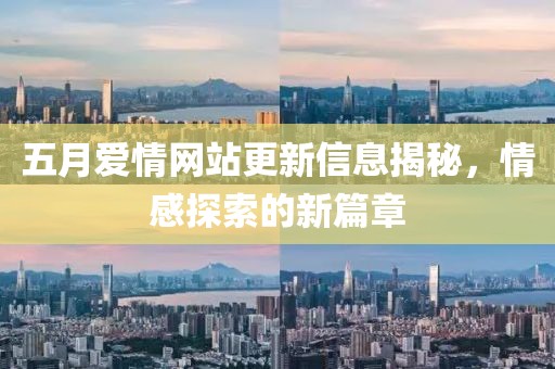 五月爱情网站更新信息揭秘，情感探索的新篇章