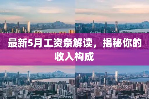 最新5月工资条解读，揭秘你的收入构成