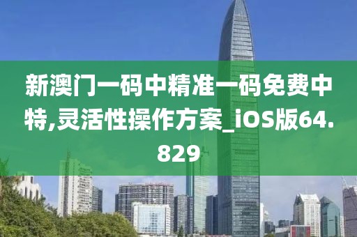 新澳门一码中精准一码免费中特,灵活性操作方案_iOS版64.829