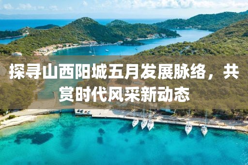 探寻山西阳城五月发展脉络，共赏时代风采新动态