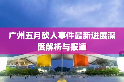 广州五月砍人事件最新进展深度解析与报道
