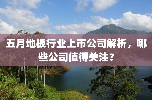 五月地板行业上市公司解析，哪些公司值得关注？